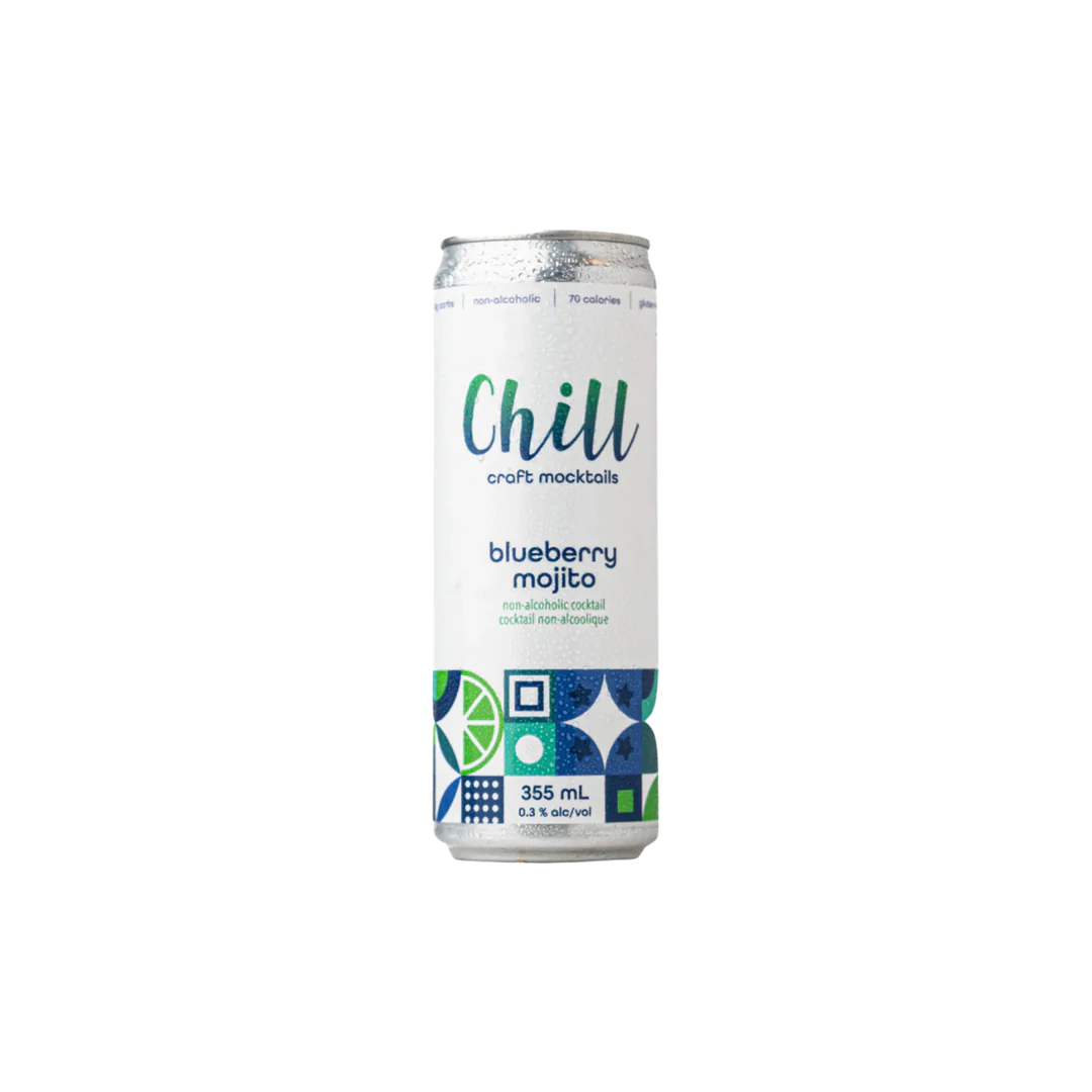 Chill - Non-Alcoholic Blueberry Mojito