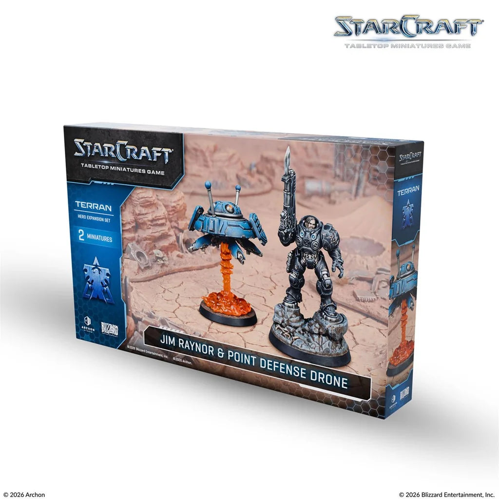 Starcraft: The Miniature Game: Wave 1: Terran: Jim Raynor (Raynor’s Raiders) Hero Expansion Set