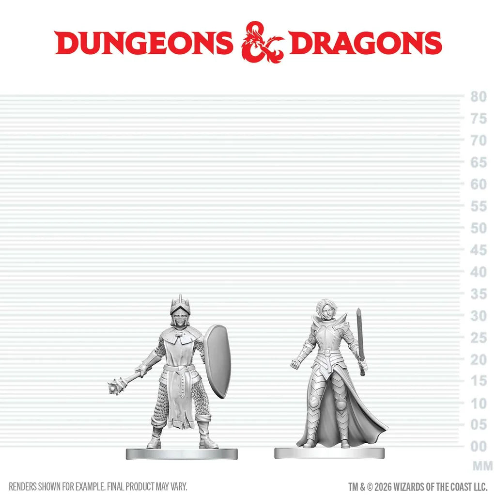 D&D NOLZUR'S MARVELOUS MINIATURES: BLACK GAUNTLET & ZHENTILAR PALADIN OF BANE