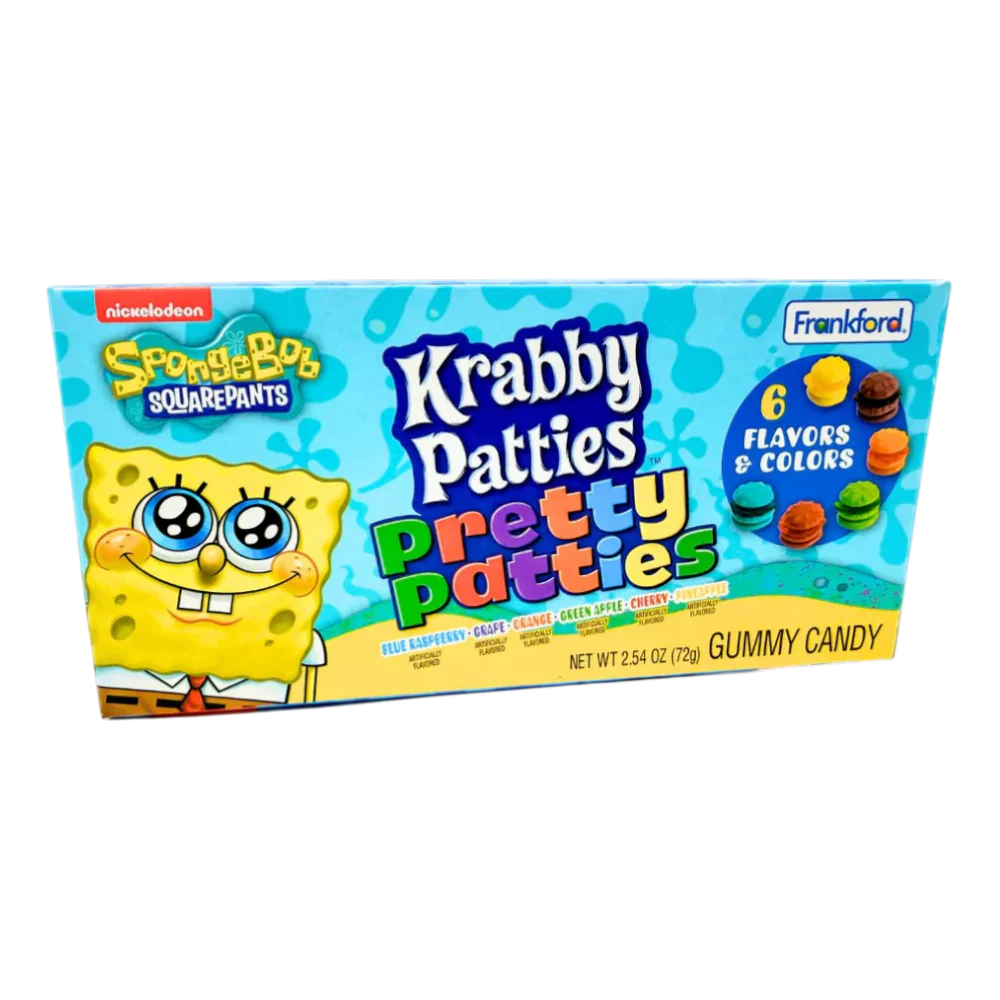 SpongeBob SquarePants Gummy Krabby Patties Colours Candy TB