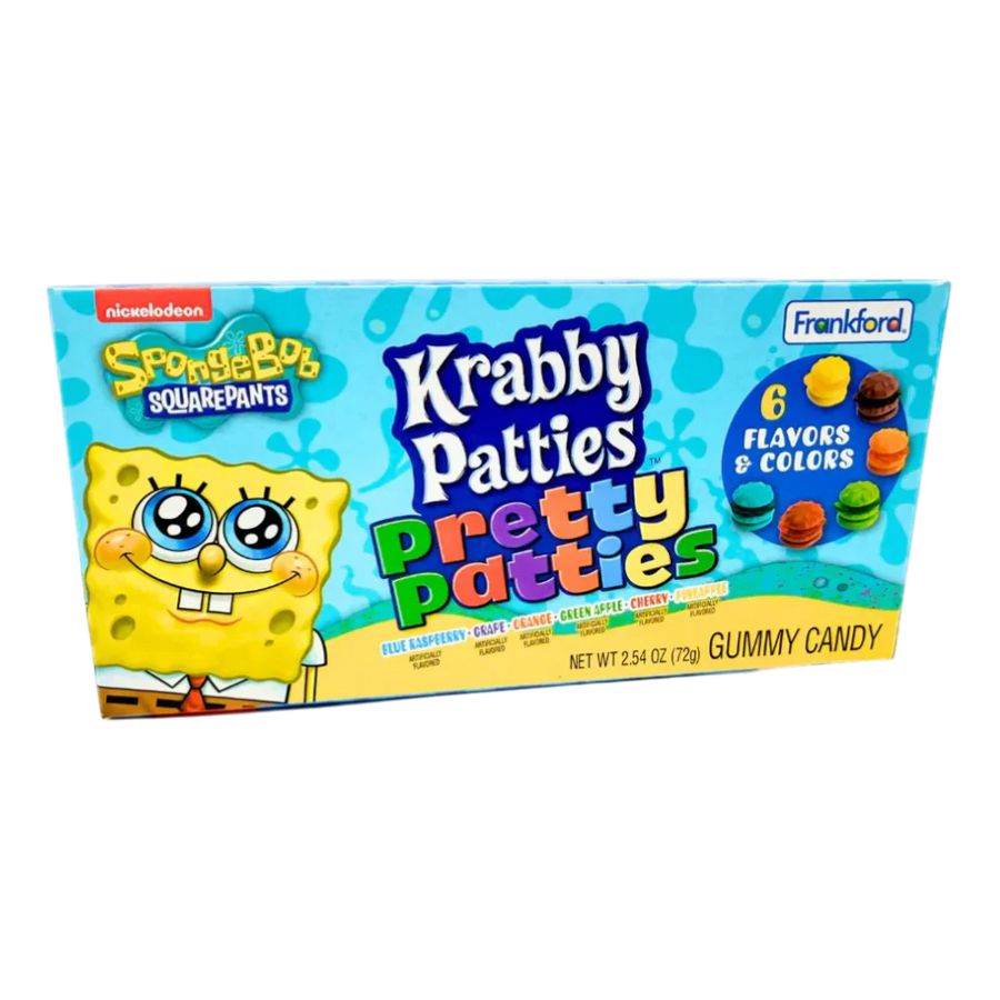 SpongeBob SquarePants Gummy Krabby Patties Colours Candy TB