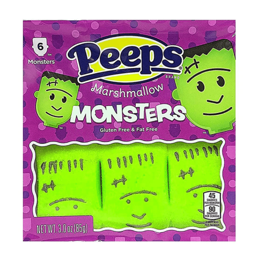 Just Born Peeps Marshmallow Monsters Six Pack Halloween