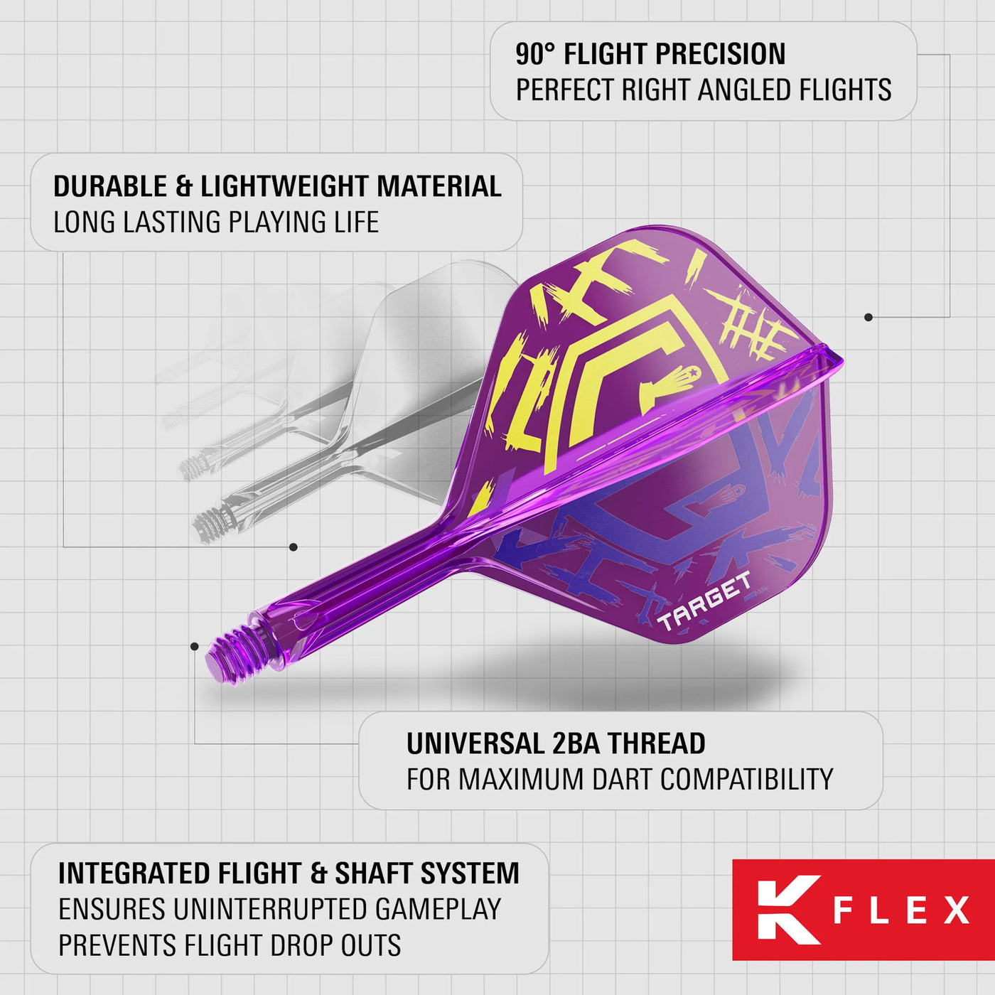 K-Flex No.6 Flight & Shaft WC Luke Littler - Medium