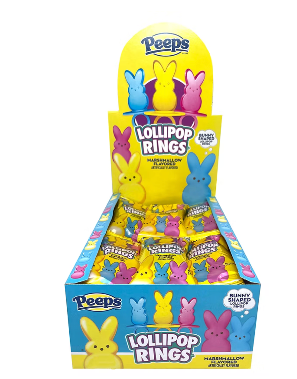 PEEPS Bunny Single Lollipop Rings