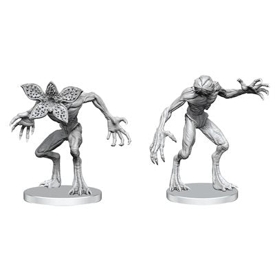 Stranger Things Unpainted Miniatures: Demogorgons