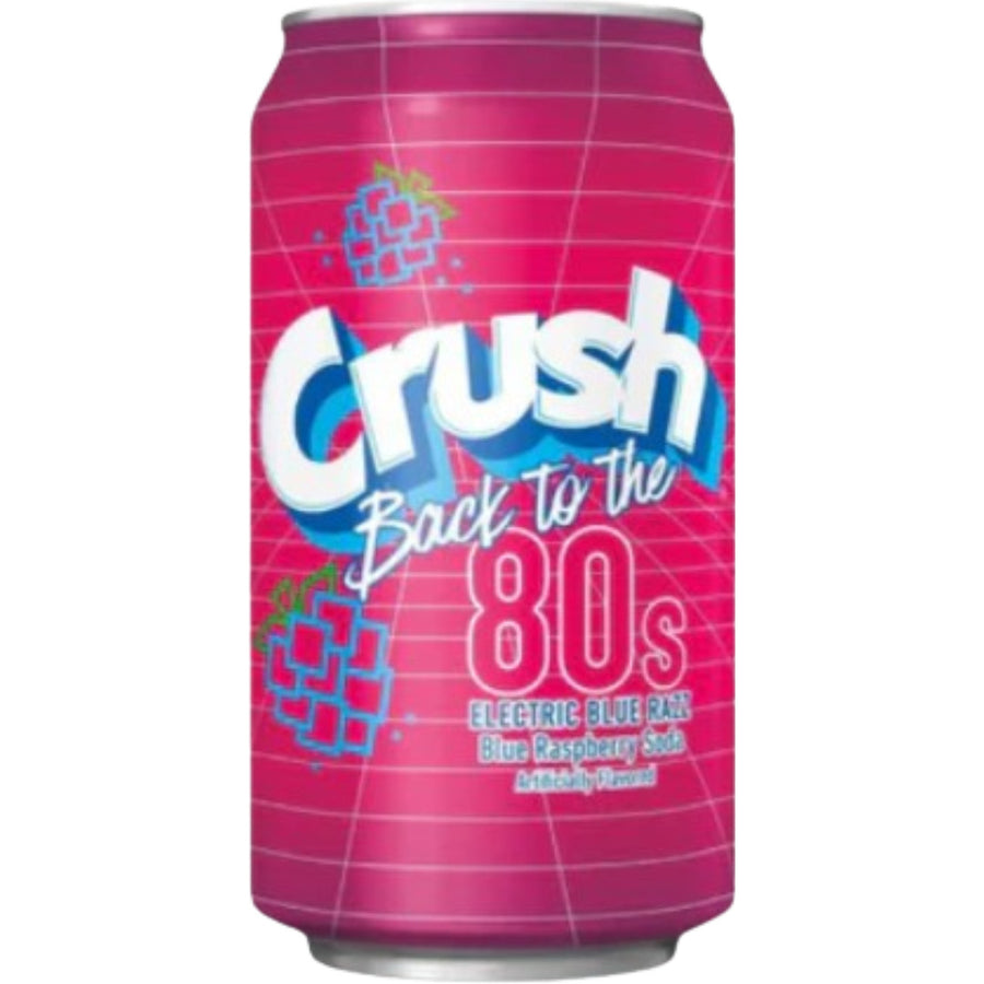 Crush Soda Back to the 80s Electric Blue Razz