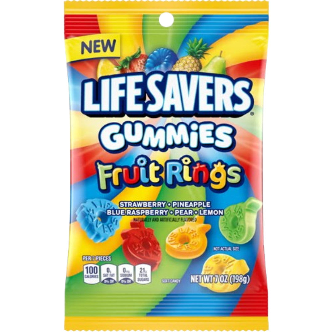 Life Saver Fruit Gummies Rings
