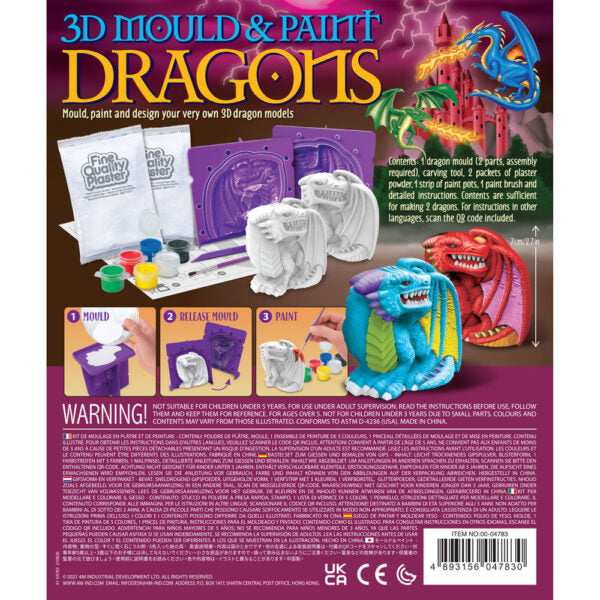 3D Mould & Paint Dragons
