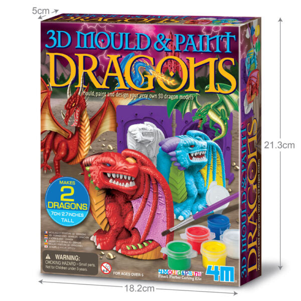 3D Mould & Paint Dragons