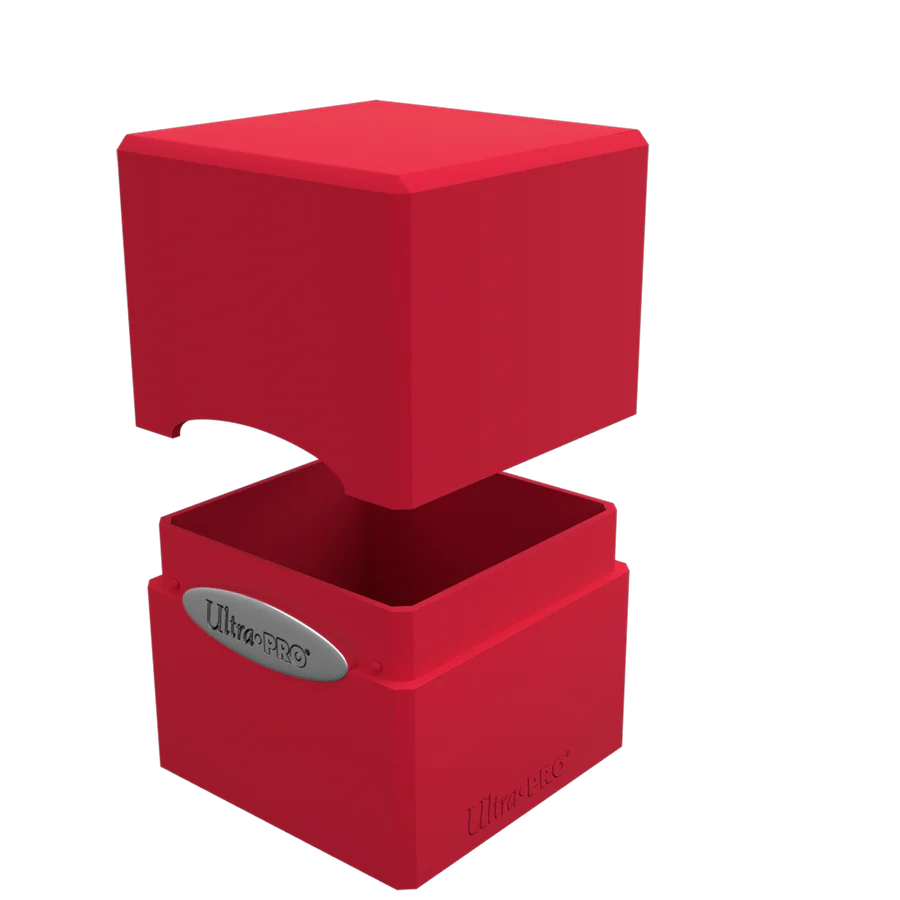 Deck Box Satin Cube - Apple Red