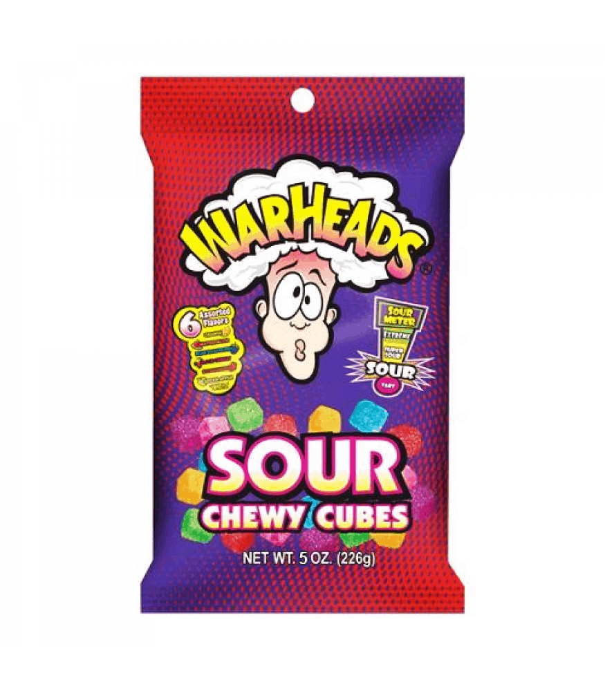 Warheads Sour Chewy Cubes