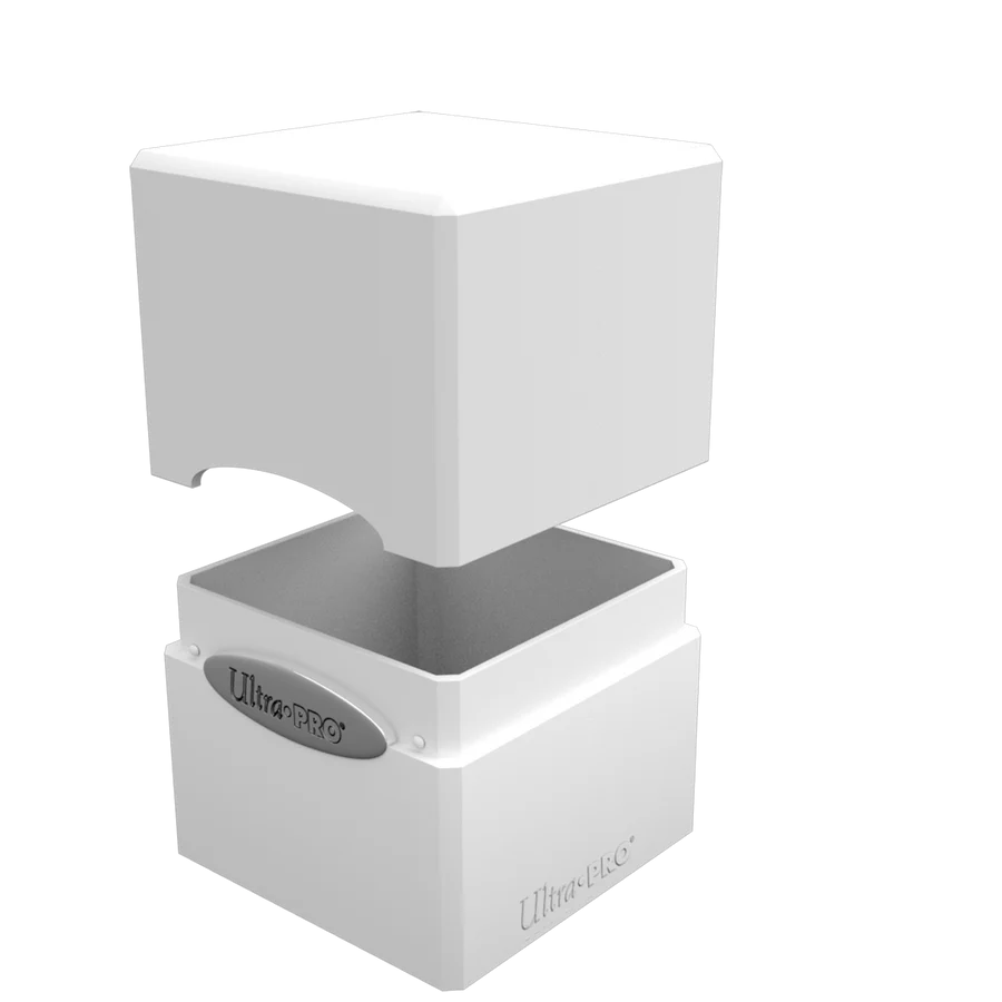 Deck Box Satin Cube - Arctic White