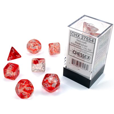 Nebula: 7pc Red / Silver Luminary 7pc Set