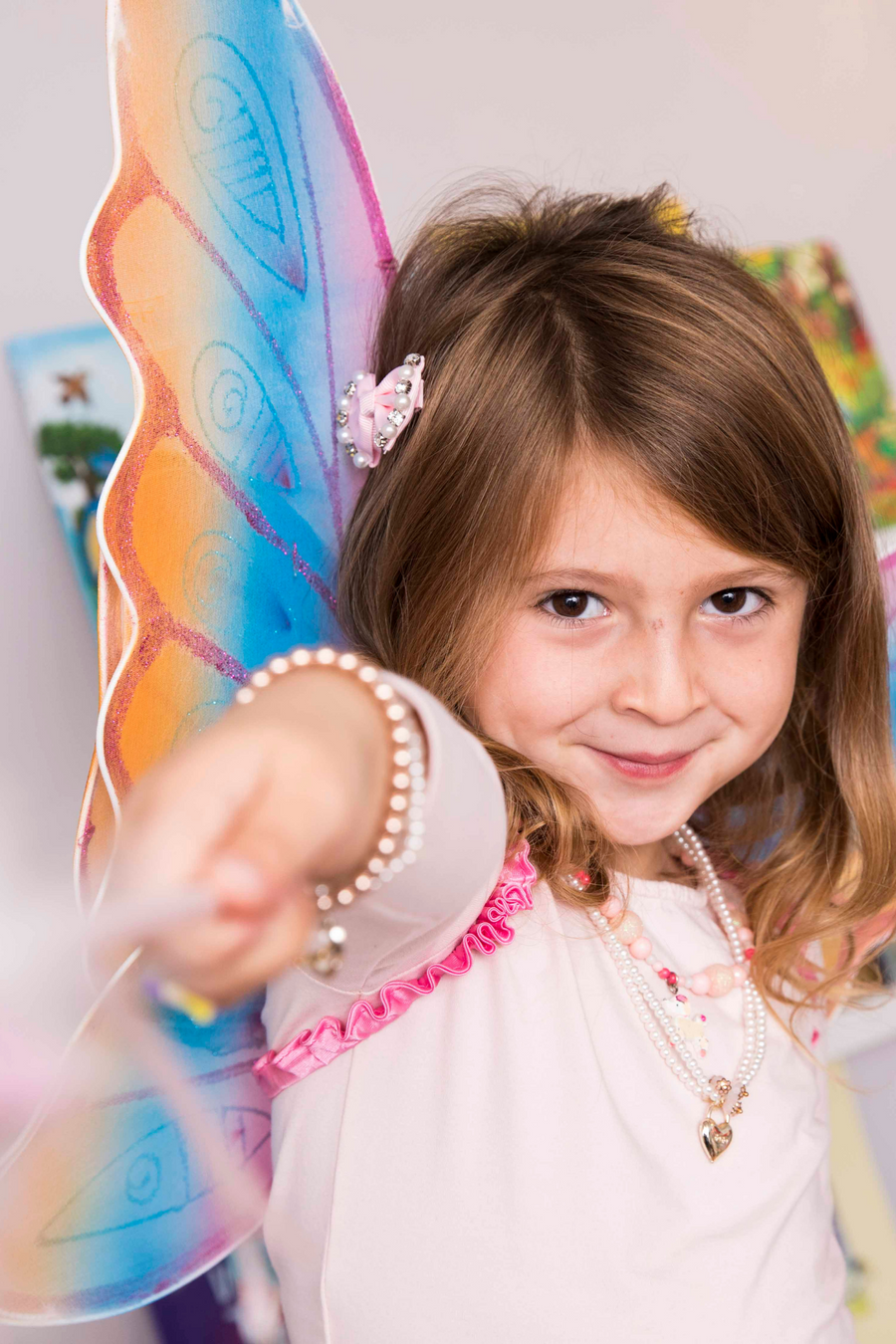 Rainbow Glitter Wings