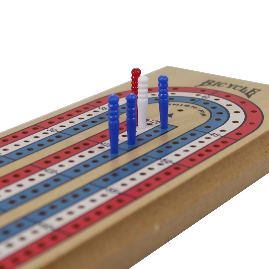 Bicycle 3-Track Cribbage Board