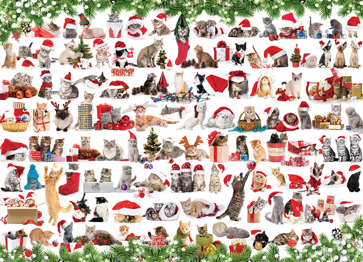 Holiday Cats - 1000pc