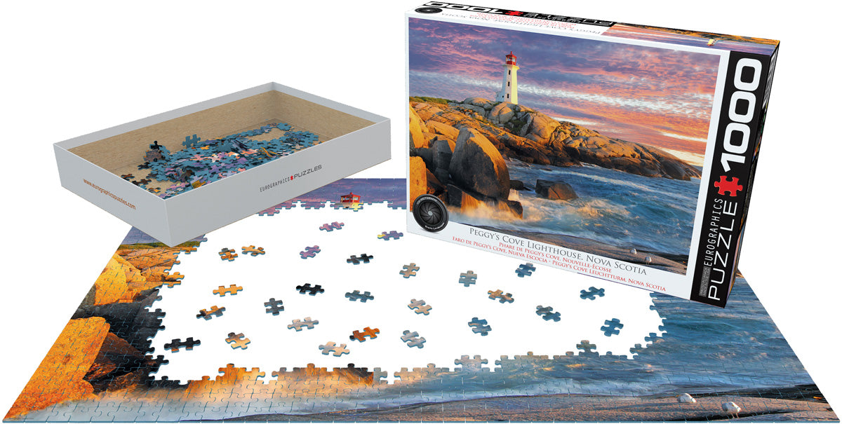 Peggy's Cove Lighthouse - 1000 Piece Puzzle