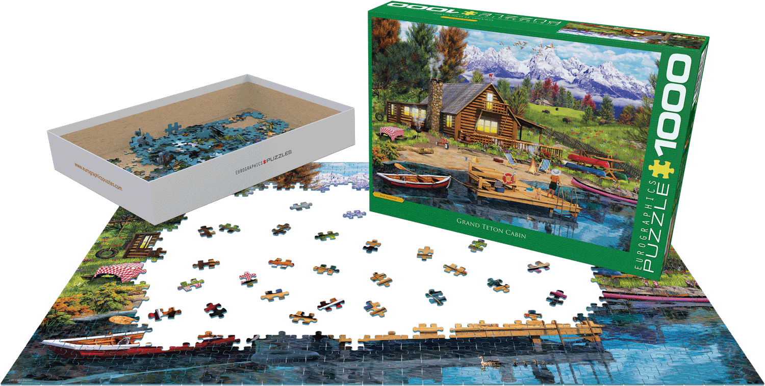 Grand Teton Cabin - 1000pc