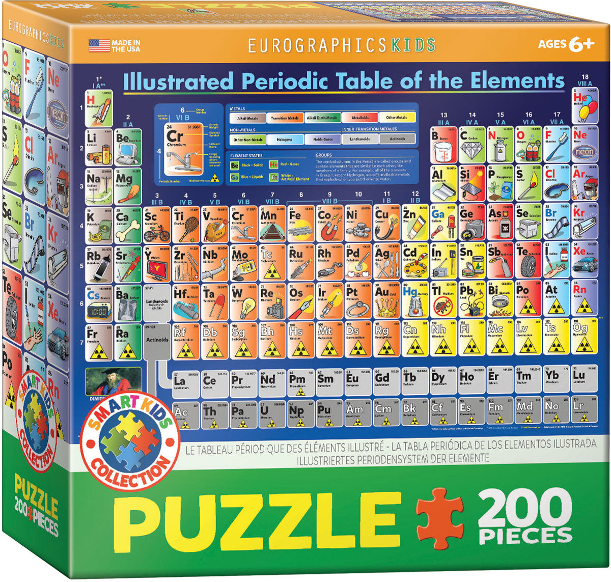 Illustrated Periodic Table - 200pc