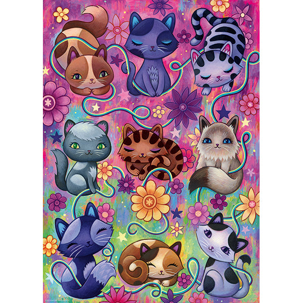 Dreaming Kitty Cats - 1000 pc