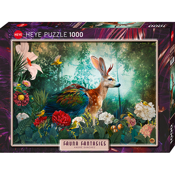 1000 pcs, Jackalope, Fauna Fantasies