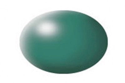 Aqua Patina Green Silk