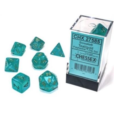Borealis: 7 pc Teal/Gold Luminary
