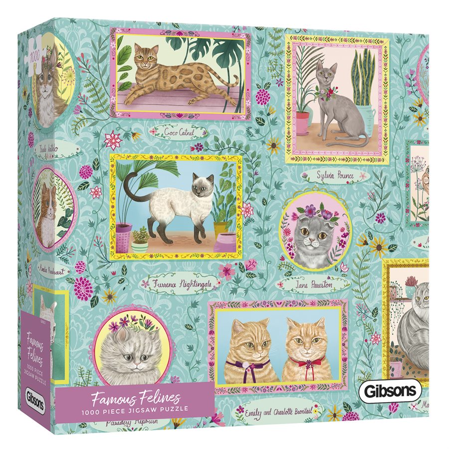 Famous Felines - 1000pc