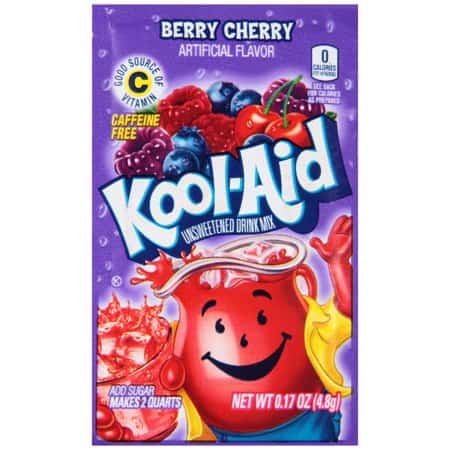 Kool-Aid Unsweetened 2QT Berry Cherry Drink