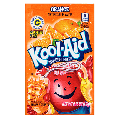 Kool-Aid Unsweetened 2QT Orange