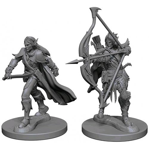 Pathfinder Deep Cuts: Elf Male Fighter miniature