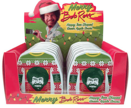 Bob Ross Happy Tree Shaped Apple Sours
