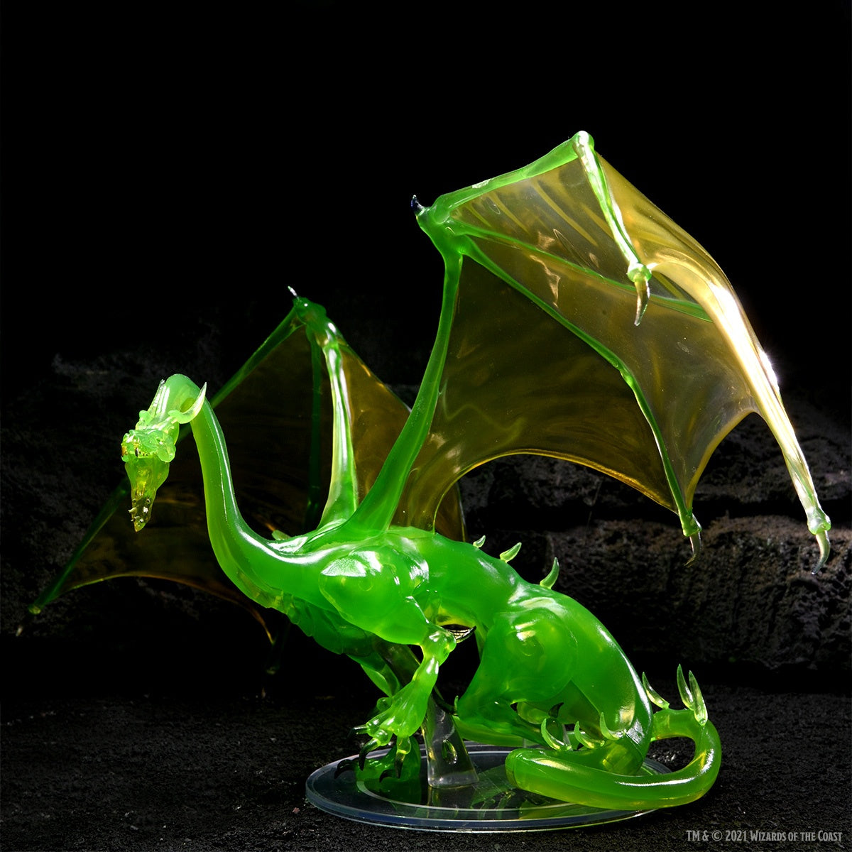 D&D Minis: Icon of the Realms: Adult Emerald Dragon