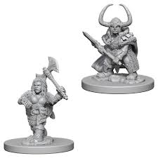 D&D Dwarf female  Barbarian