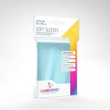 Gamegenic Soft Sleeves: Clear (100) 67x94mm