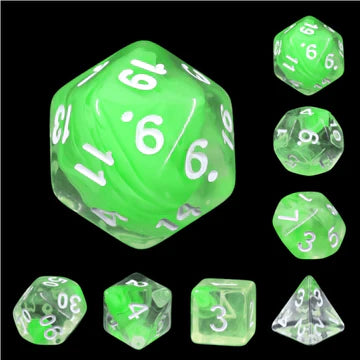 Summer Limes RPG Dice Set