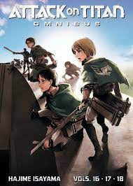 Attack On Titan Omnibus Vols 16,17,18