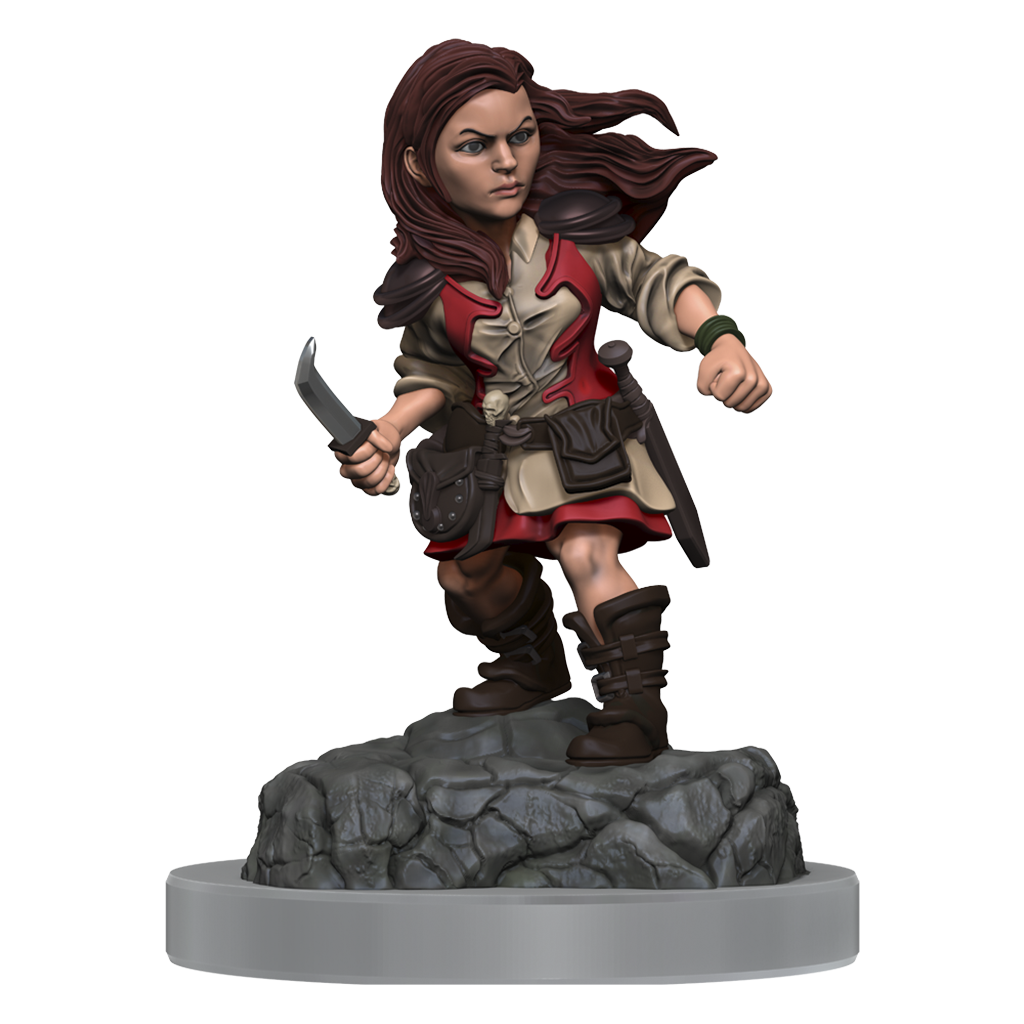 D&D Nolzur's Marvelous Miniatures: Wave 20: Halfling Rogue Female