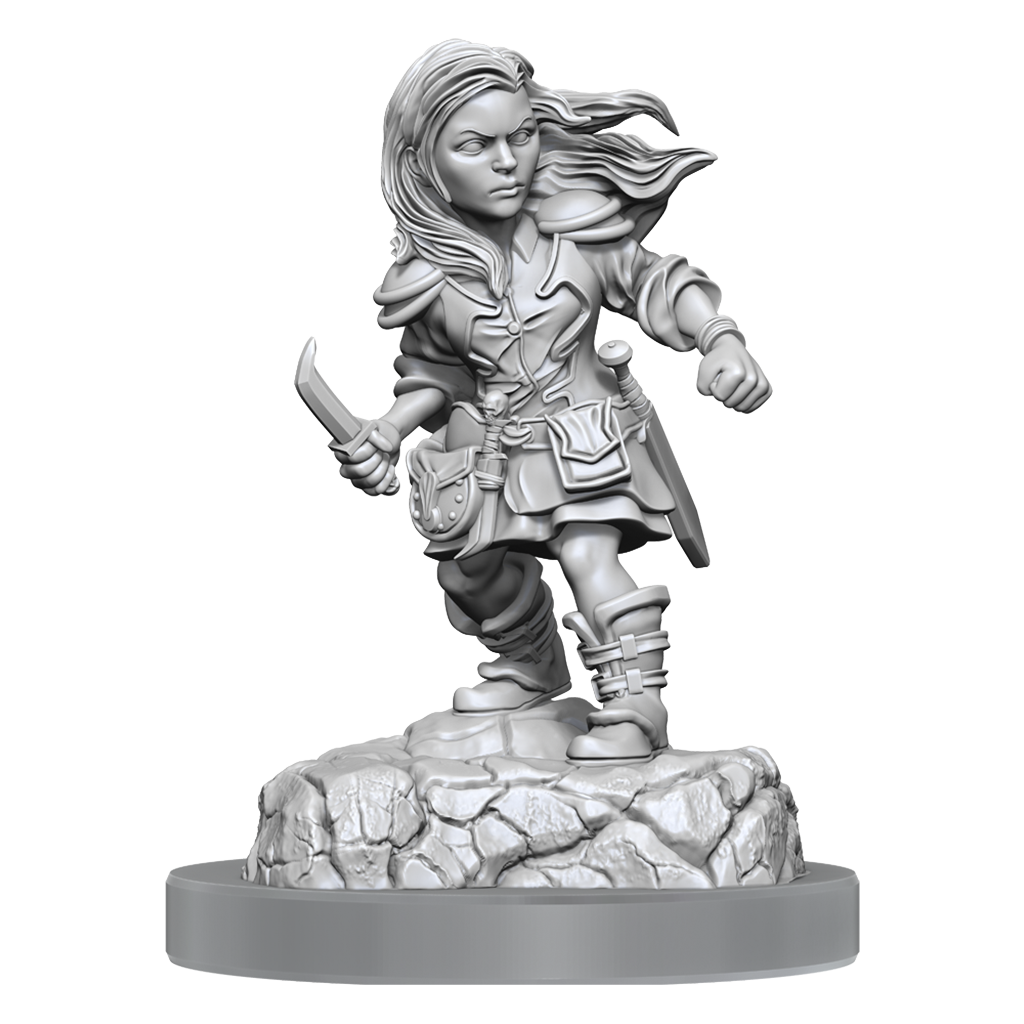 D&D Nolzur's Marvelous Miniatures: Wave 20: Halfling Rogue Female