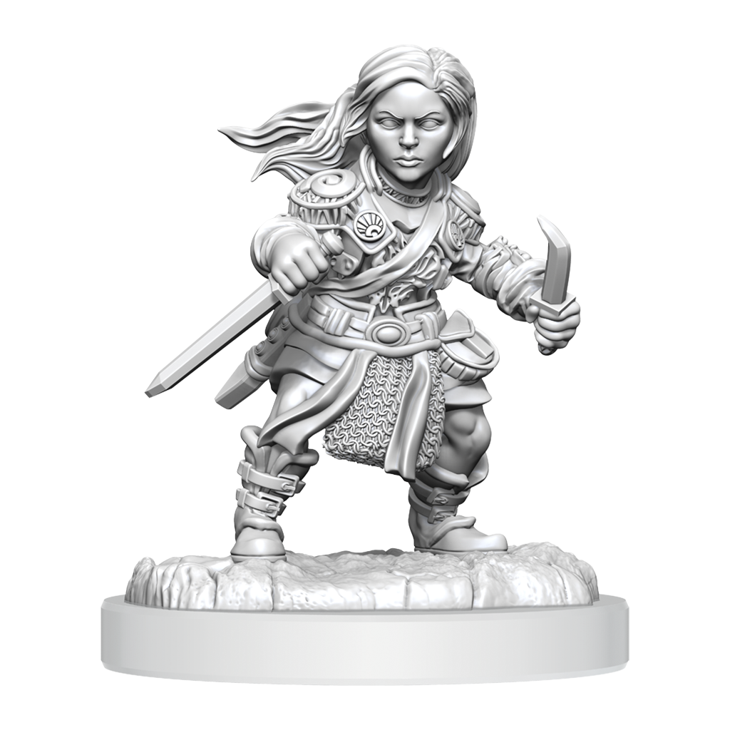D&D Nolzur's Marvelous Miniatures: Wave 20: Halfling Rogue Female