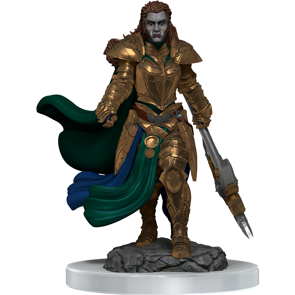 D&D Nolzur's Marvelous Miniatures: Wave 20: Orc Fighter Female